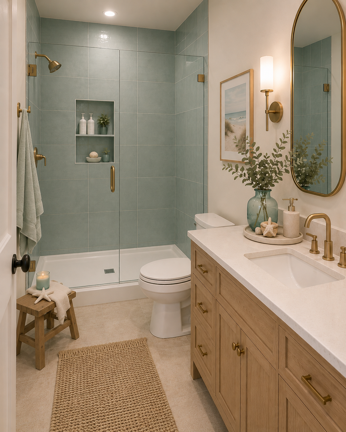 Fee Construction finished bathroom project